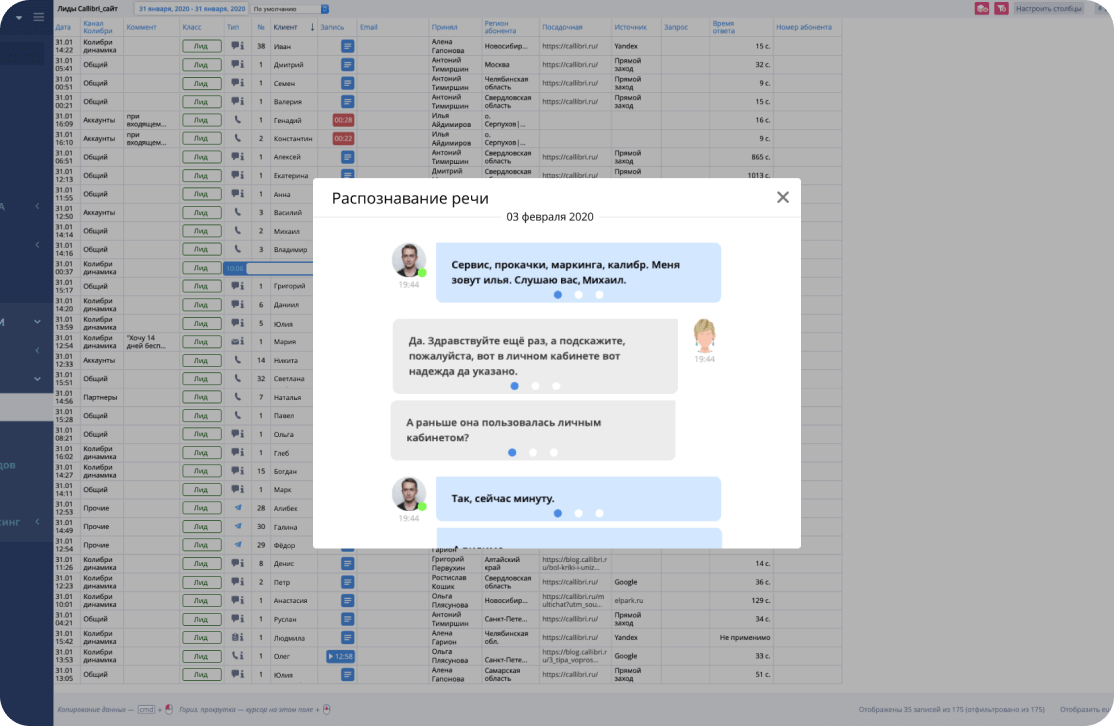 Сервис речевой аналитики: расшифровка и анализ разговоров — Callibri